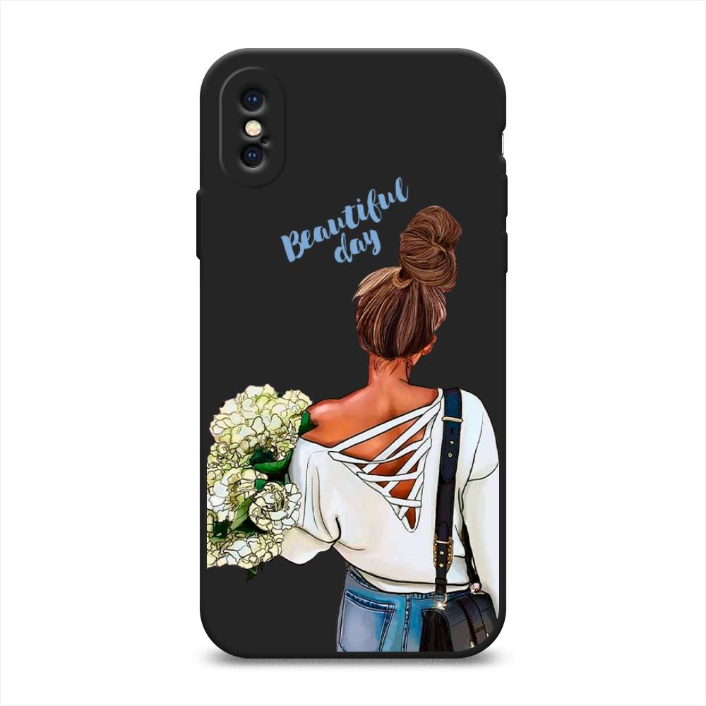 

Чехол Awog на Apple iPhone X (10) / Айфон X (10) "Beautiful day vector", Разноцветный, 11052-1