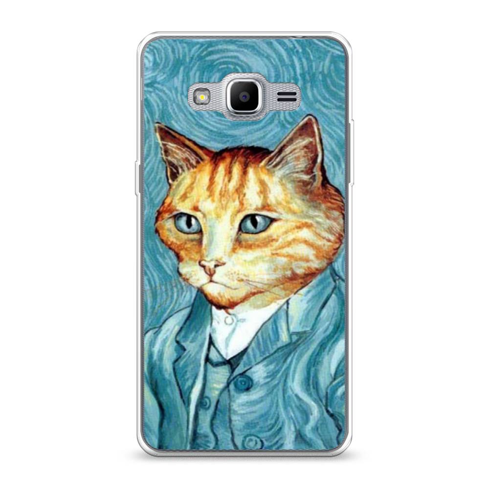 

Чехол Awog на Samsung Galaxy J2 Prime 2016 / Самсунг J2 Prime 2016 "Кот Ван Гог", Голубой;коричневый, 22350-2