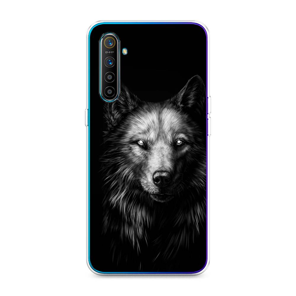 

Чехол Awog на Realme XT "Волк черно белый", Разноцветный, 251450-1