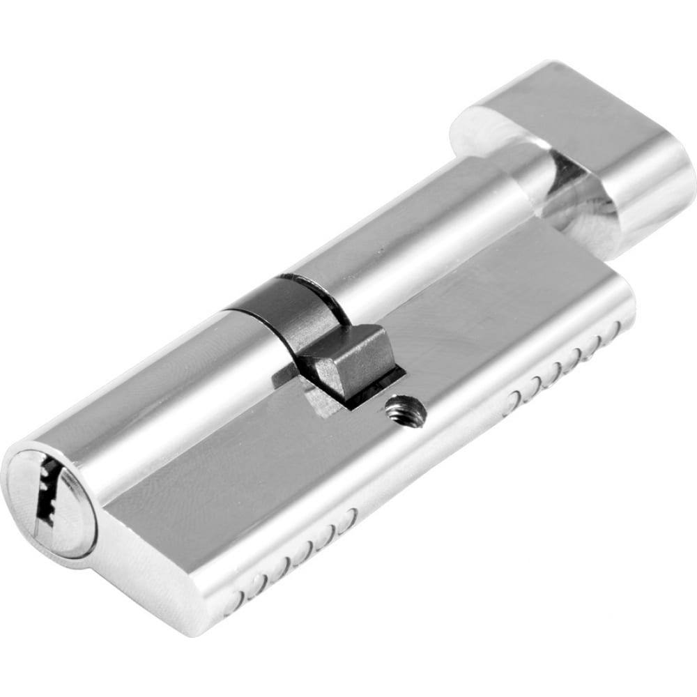 Цилиндр замка DORF ключ/барашек, компьютерный, 5 ключей, никель, 30х30 мм 00-00005743