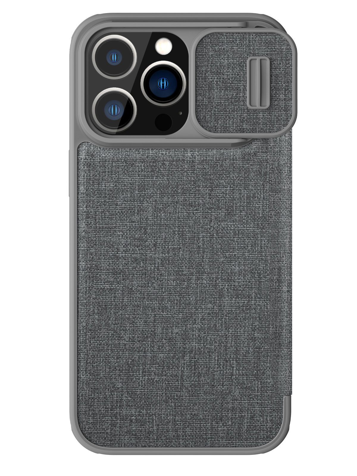 

Чехол Nillkin для iPhone 14 Pro Max Booktype с карманом для карт Grey, Серый, QIN Pro