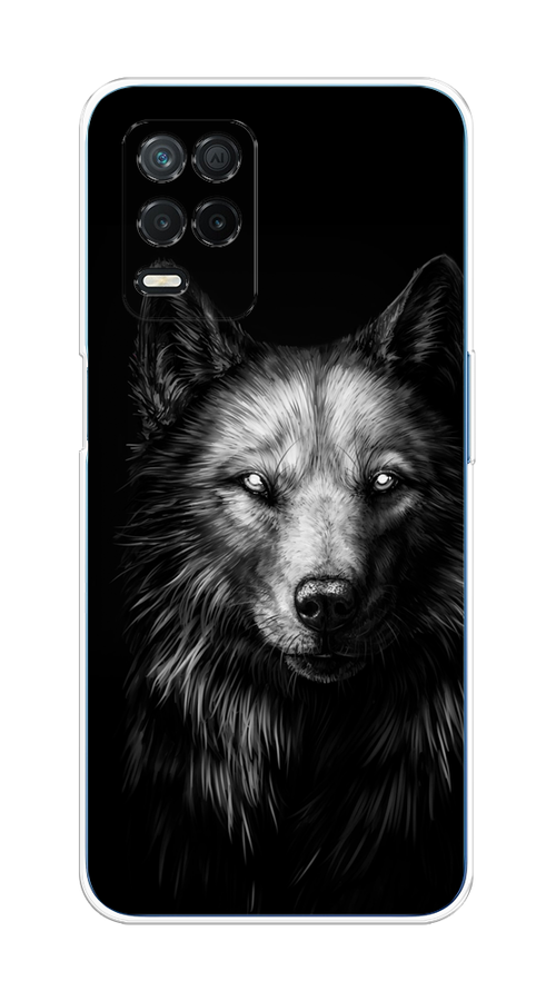 

Чехол Awog на Realme 8 5G/Narzo 30 5G "Волк черно белый", Разноцветный, 257150-1