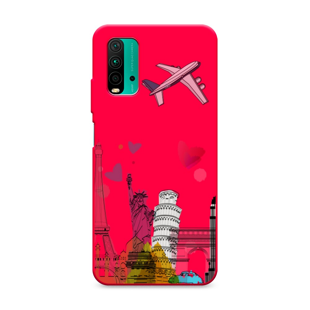 

Чехол Awog на Xiaomi Redmi 9T "Самолет путешествий", Разноцветный, 39853-1