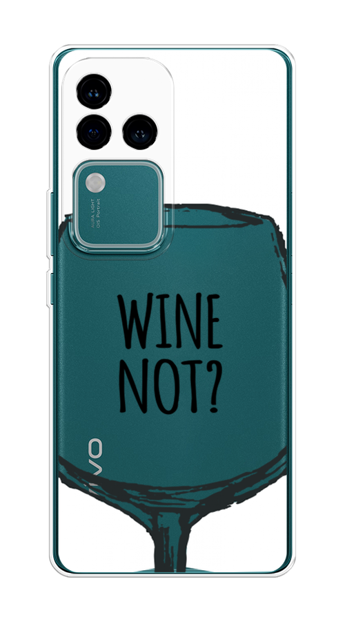 

Чехол на Vivo V30 Pro/S18 Pro "Wine not white", Белый, 269950-1