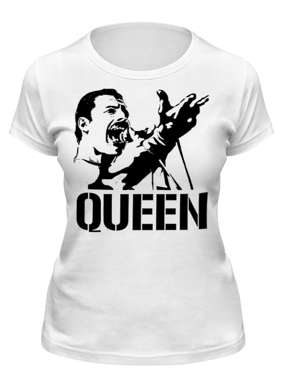 

Футболка женская Printio Freddie mercury - queen белая S, Белый, Freddie mercury - queen