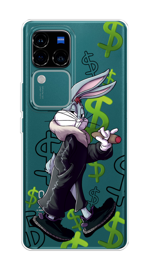 

Чехол на Vivo V30 Pro/S18 Pro "Rich Bugs Bunny", Зеленый;черный;голубой, 269950-1