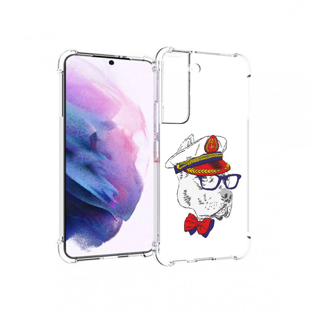 

Чехол MyPads Tocco для Samsung Galaxy S22 бульдог (PT194926.508.251), Прозрачный, Tocco