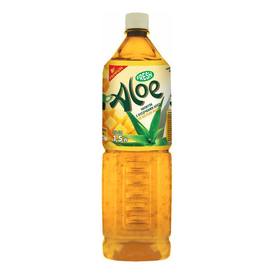 Напиток сокосодержащий Fresh Aloe со вкусом манго с кусочками алоэ 1,5 л