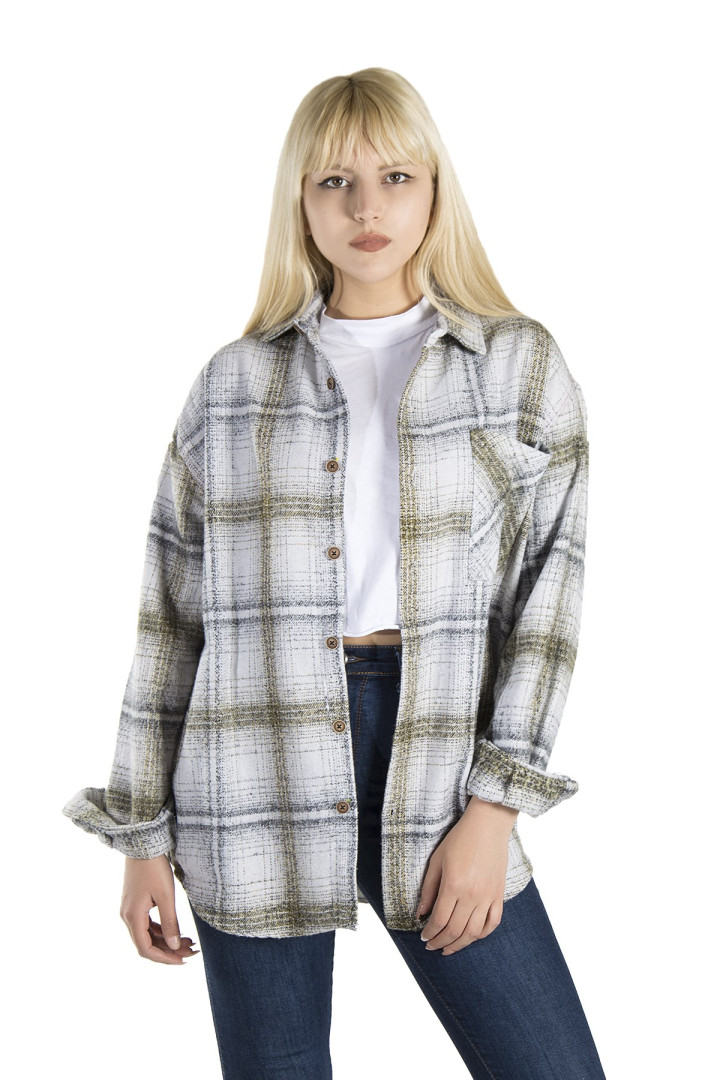 

Рубашка женская Terapi Giyim 26341 желтая S/M (товары доставляются из-за рубежа), 26341