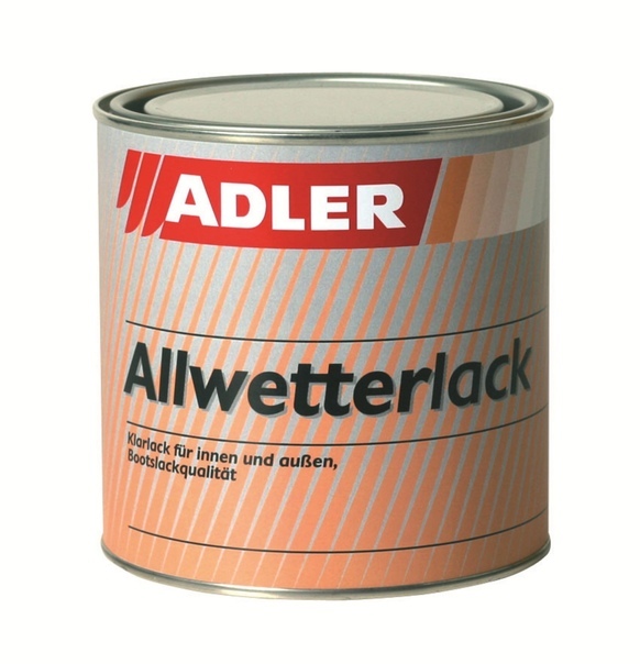 

Лак на основе синтетических смол Adler Allwetterlack, Matt 0.75л, Allwetterlack