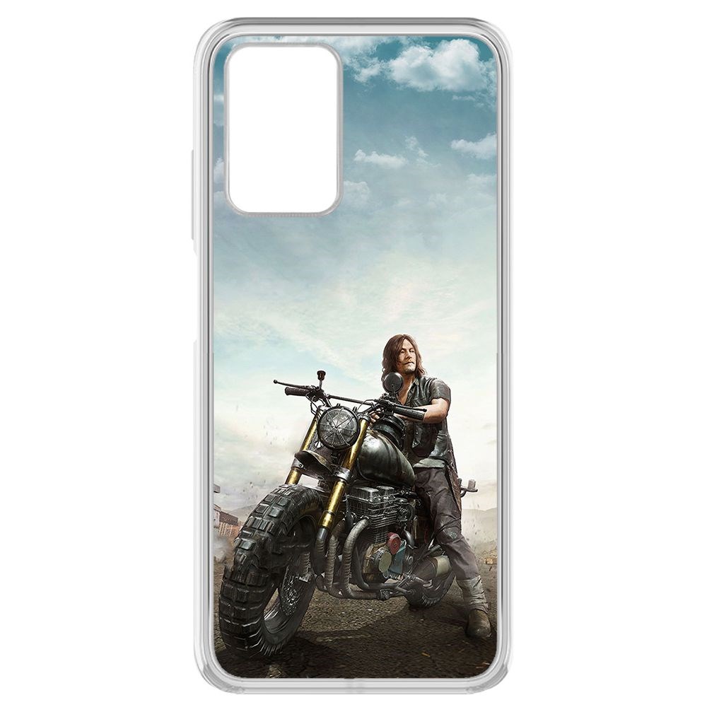 Чехол-накладка Krutoff Clear Case Ходячие мертвецы, Дэрил для Xiaomi Redmi 10