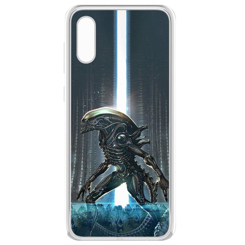 Чехол-накладка Krutoff Clear Case Чужой, Тревога для Samsung Galaxy A02 (A022)