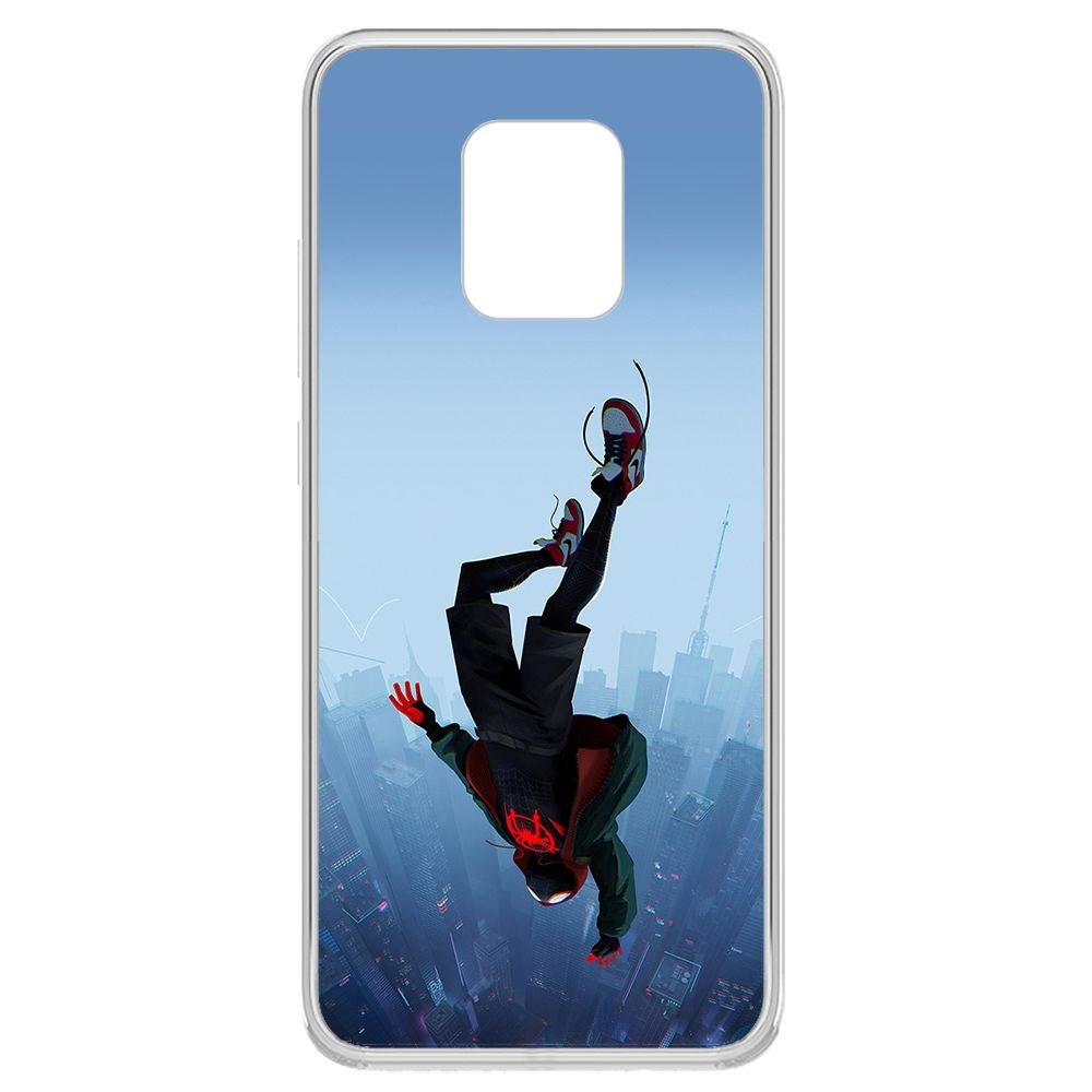 

Чехол-накладка Krutoff Clear Case Человек-Паук, Майлз Моралес для Xiaomi Redmi 10X 5G, Прозрачный