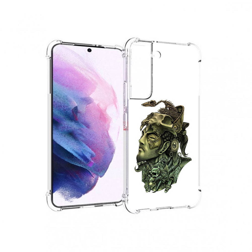 

Чехол MyPads Tocco для Samsung Galaxy S22 бронзовый воин (PT194926.508.248), Прозрачный, Tocco