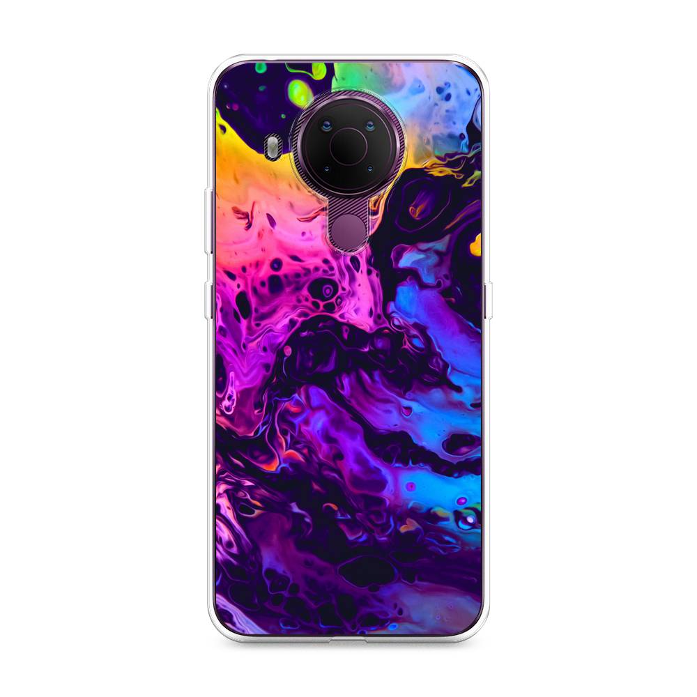 

Чехол Awog на Nokia 5.4 / Нокиа 5.4 "ACID fluid", Красный, 123650-3