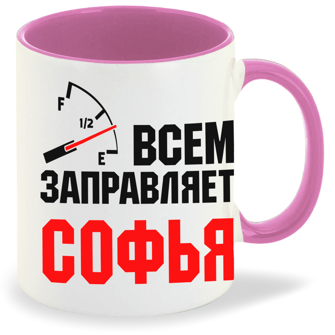 

Кружка CoolPodarok Кружка именная Всем заправляет Софья, Кружка именная Всем заправляет Софья