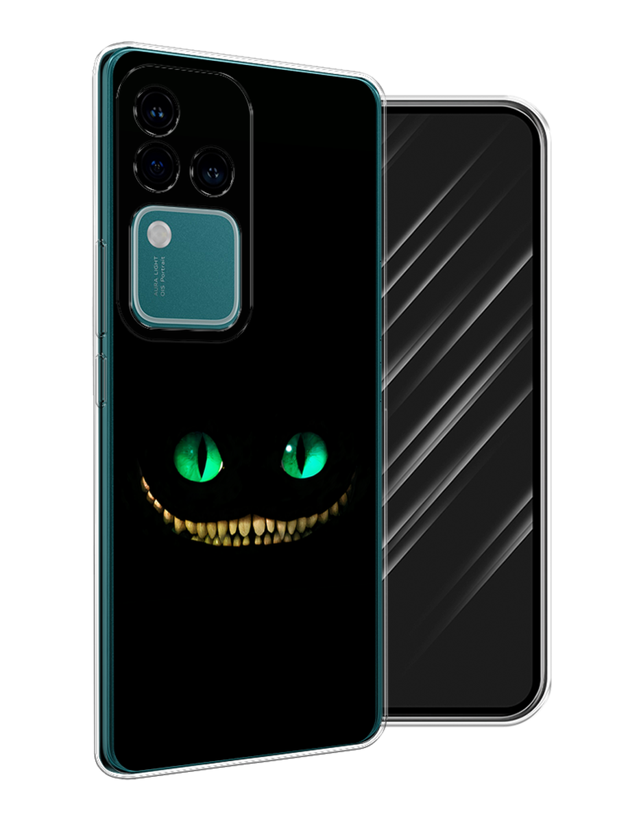 

Чехол Awog на Vivo V30 Pro/S18 Pro "Зеленоглазый чеширский кот", Черный, 2610050-1