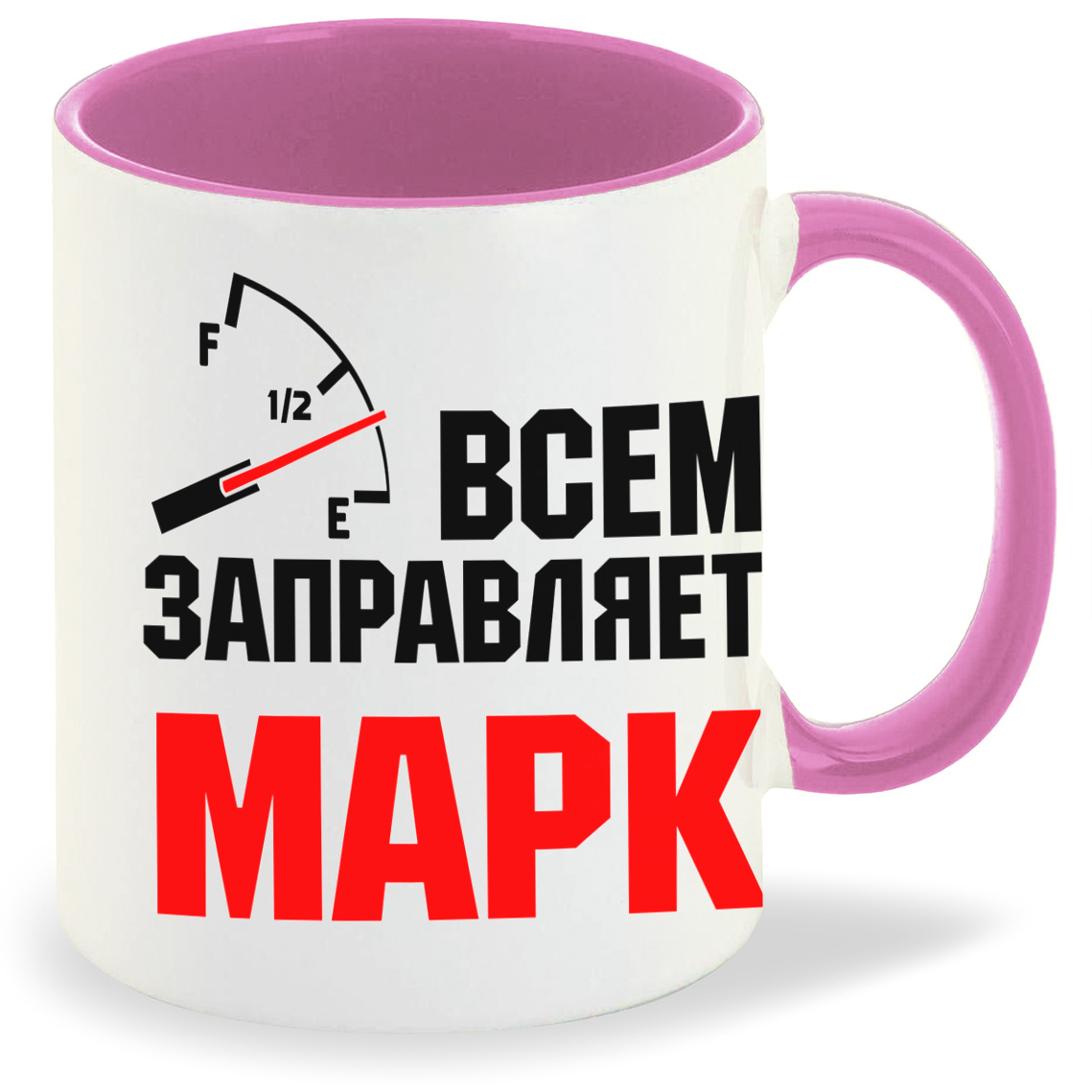 

Кружка CoolPodarok Кружка именная Всем заправляет Марк, Кружка именная Всем заправляет Марк