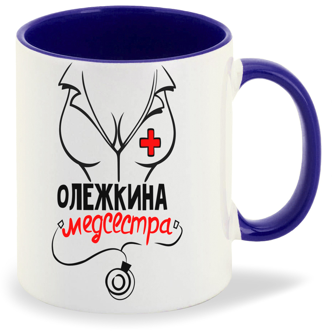 

Кружка CoolPodarok Медсестра Олежкина, Медсестра Олежкина