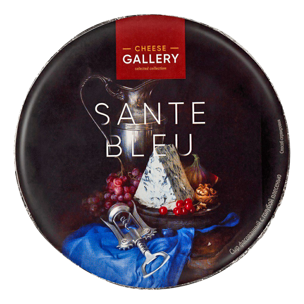 фото Сыр мягкий cheese gallery santa bleu с голубой плесенью 50%