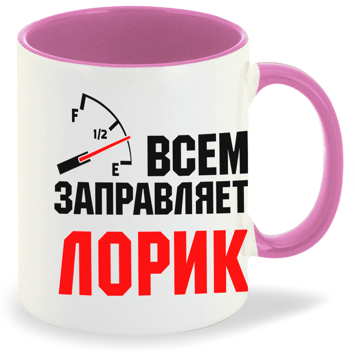 

Кружка CoolPodarok Кружка именная Всем заправляет Лорик, Кружка именная Всем заправляет Лорик