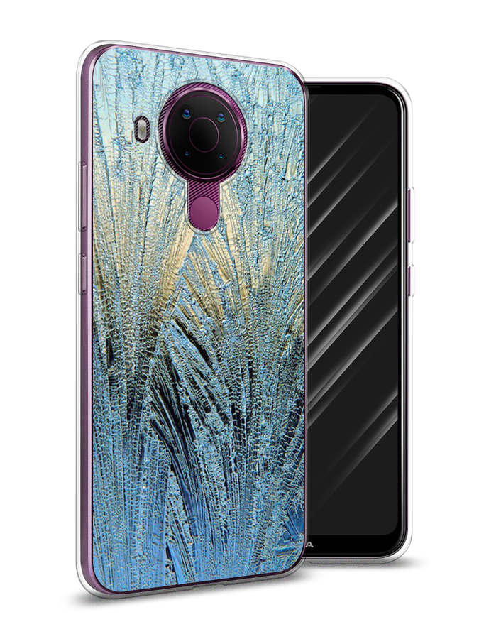

Чехол Awog на Nokia 5.4 / Нокиа 5.4 "Лёд", Голубой, 123650-4