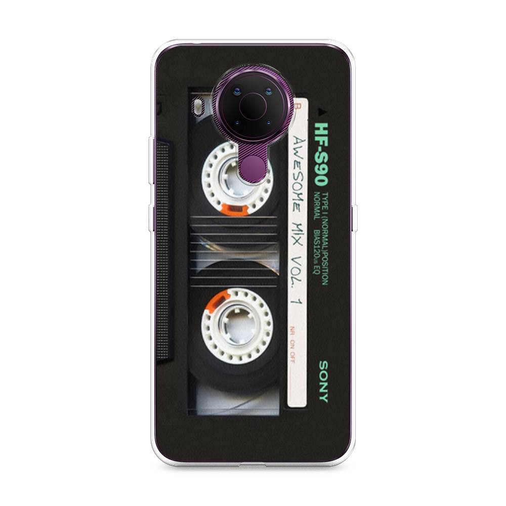 

Чехол Awog на Nokia 5.4 / Нокиа 5.4 "Кассета", Черный, 123650-10