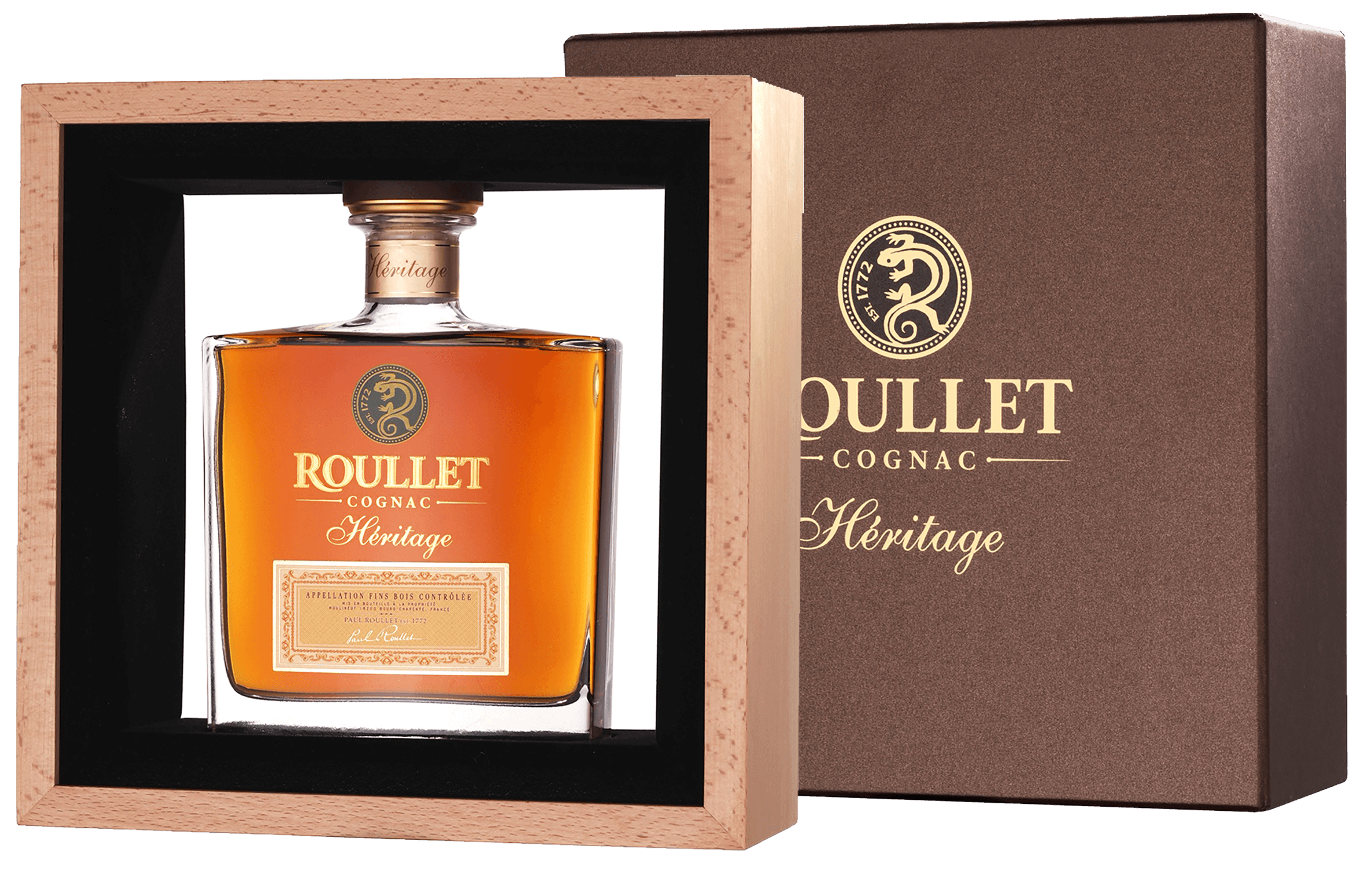 

Коньяк Roullet Cognac Heritage Fins Bois (gift box)