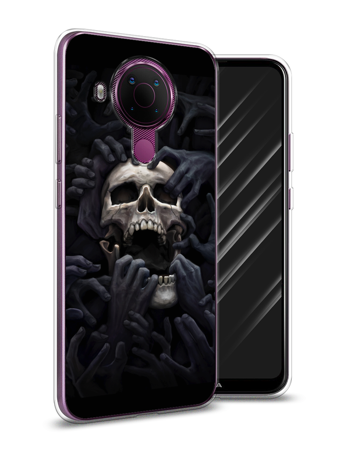 

Чехол Awog на Nokia 5.4 / Нокиа 5.4 "Череп 29", Черный;серый, 123650-9