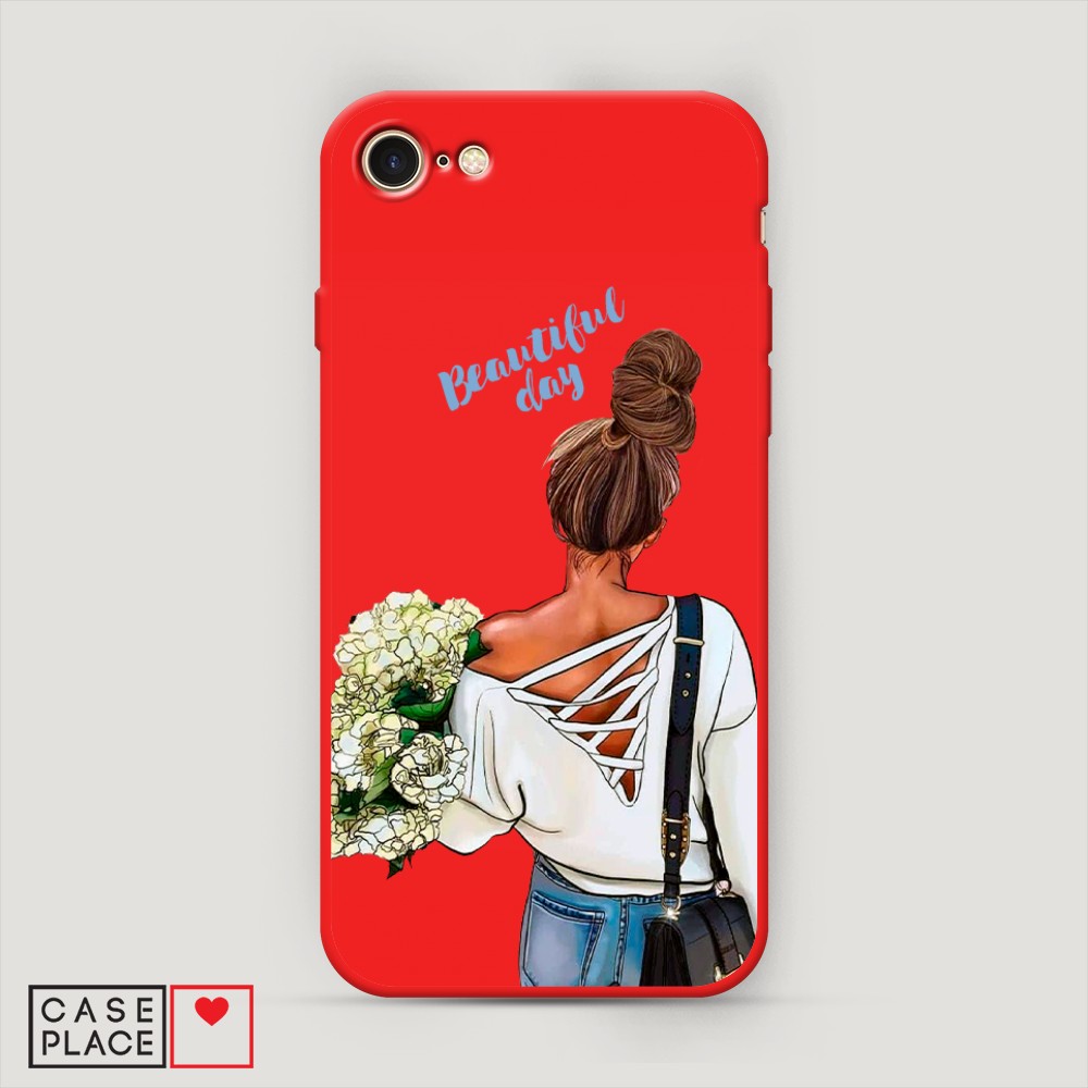 

Чехол Awog на Apple iPhone 7 / Айфон 7 "Beautiful day vector", Разноцветный, 10653-1