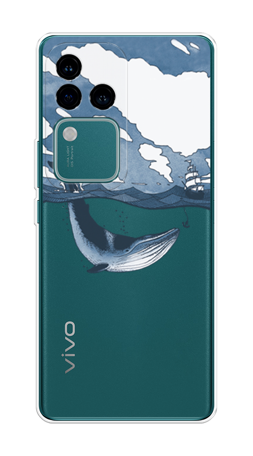 

Чехол на Vivo V30 Pro/S18 Pro "Большой кит", Синий, 269950-1