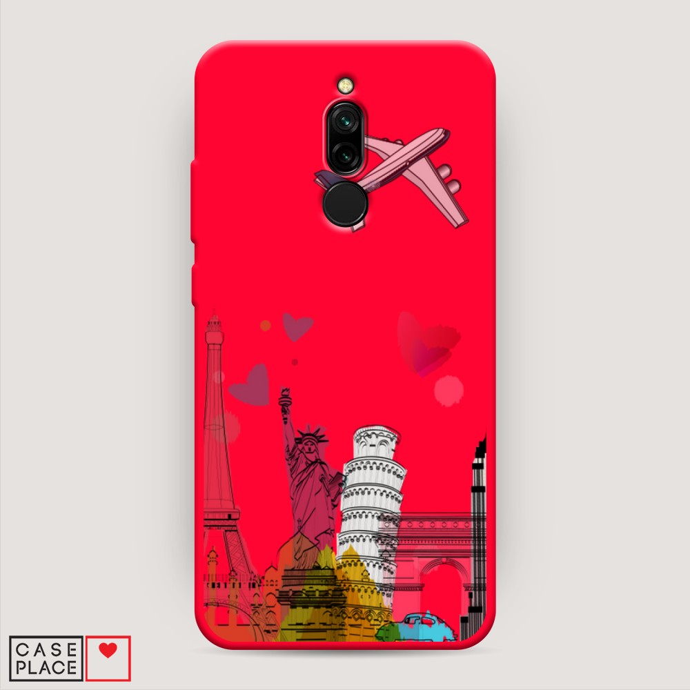 

Чехол Awog на Xiaomi Redmi 8 "Самолет путешествий", Разноцветный, 37153-1