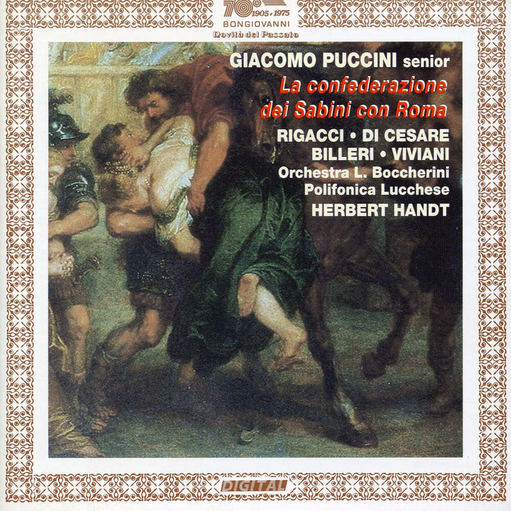 Luigi Boccherini: La Confederazione dei Sabini con Roma