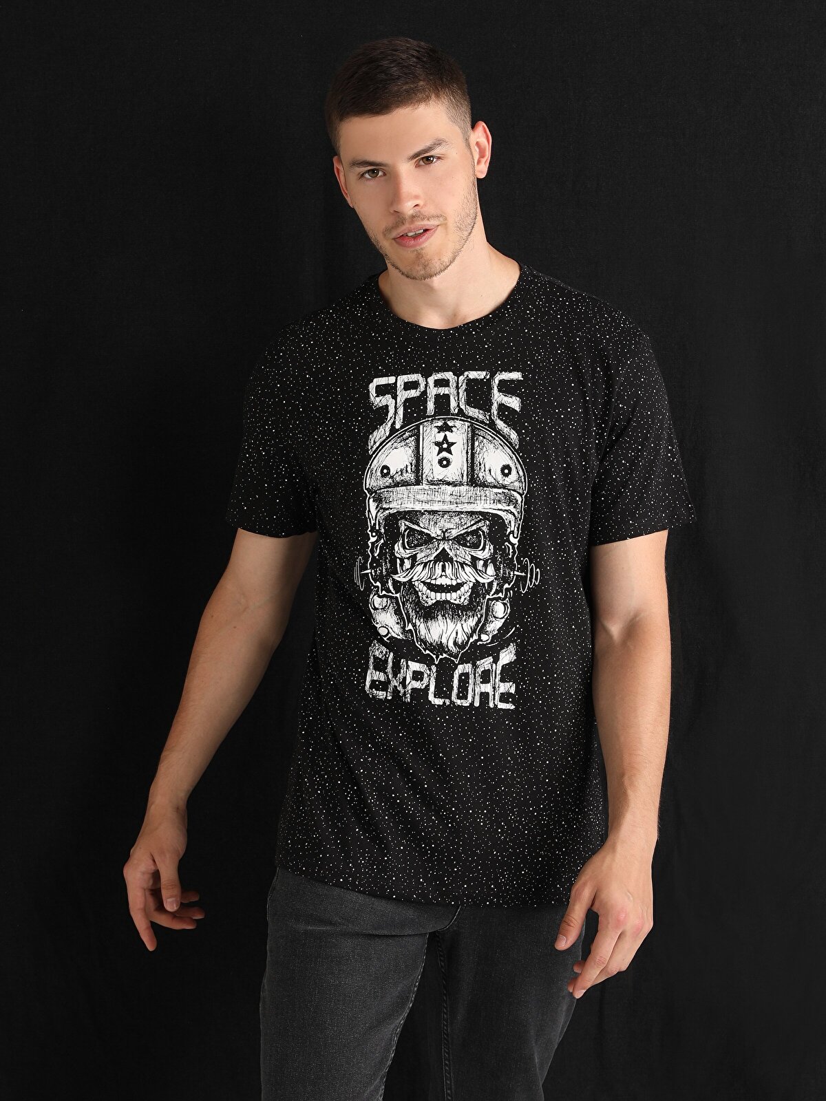 

Футболка мужская Colin's CL1057531_Q1.V1_BLK черная 2XL, CL1057531_Q1.V1_BLK