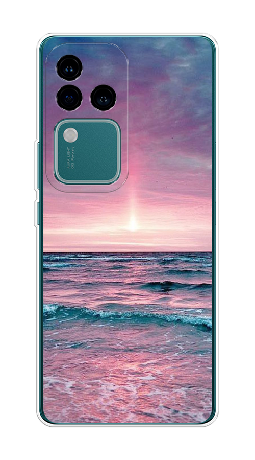 

Чехол на Vivo V30 Pro/S18 Pro "Восход 3", Розовый;голубой, 269950-1