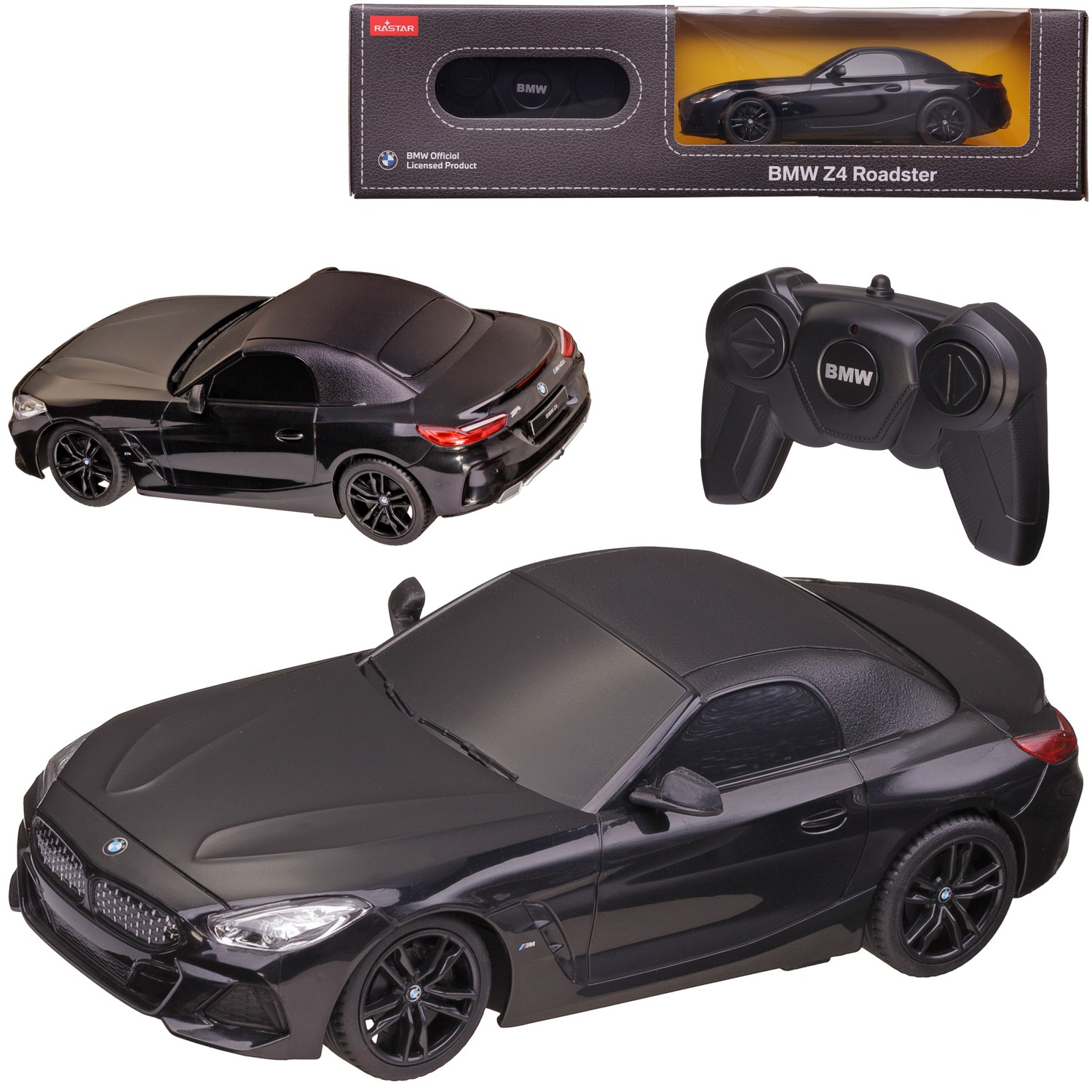 Машина р/у 1:24 BMW Z4 New Version 2,4G, цвет чёрный, 18*8.5*5.3 машина игрушечная iqchina jada fast and furious 1 24 dom s dodge charger r t black чёрный