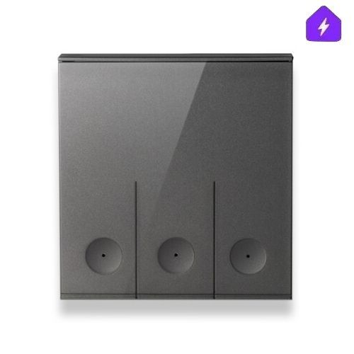 

Радио повторитель Izba Tech 00237-5 беспроводной трёхклавишный для умного реле или выкл-я, Серый, 00237