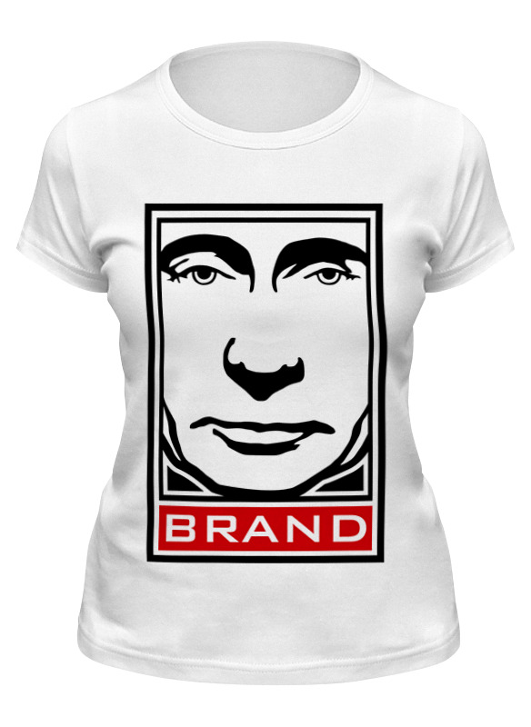 

Футболка женская Printio Brand белая L, Белый, Brand