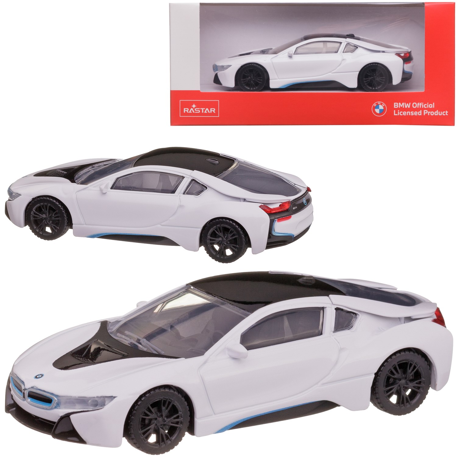 Машина металлическая 1:43 BMW i8, цвет белый акриловая краска jim scale белый 18 мл 01 083