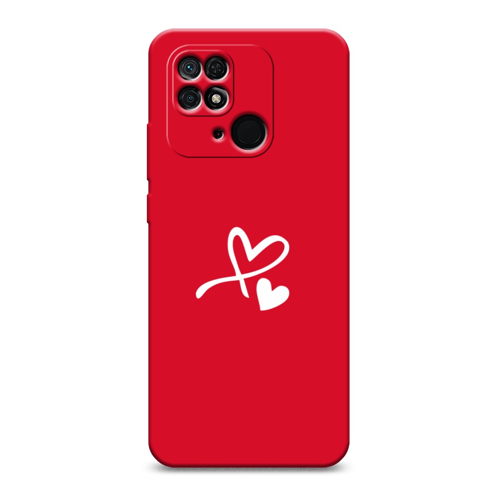 

Чехол Awog на Xiaomi Redmi 10C "Сердечко минимализм", Разноцветный, 313453-1