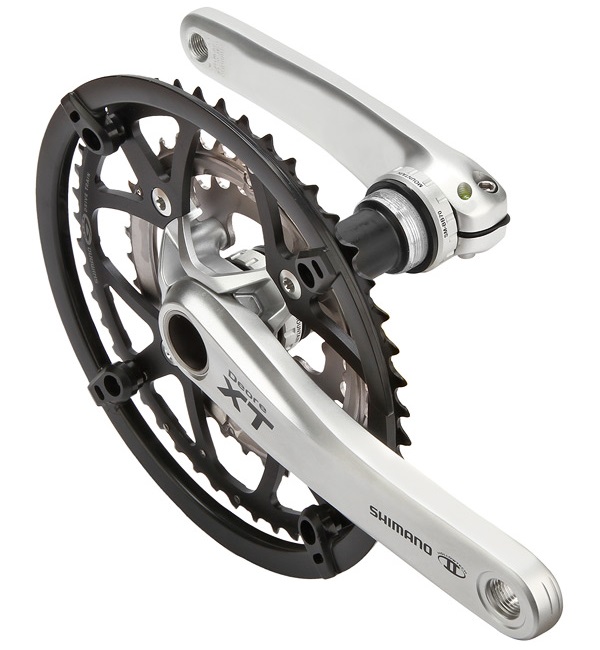 

Система шатунов Shimano Deore XT FC-M771K 48x36x26T 175 мм Hollowtech2 с кареткой, Черный;серебристый, Deore XT FC-M771K