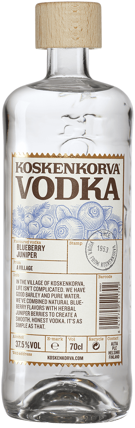

Водка Koskenkorva Blueberry Juniper