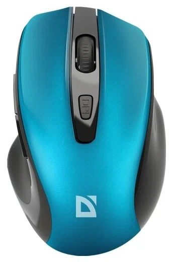 Беспроводная игровая мышь Defender Prime MB-053 голубой 54900₽