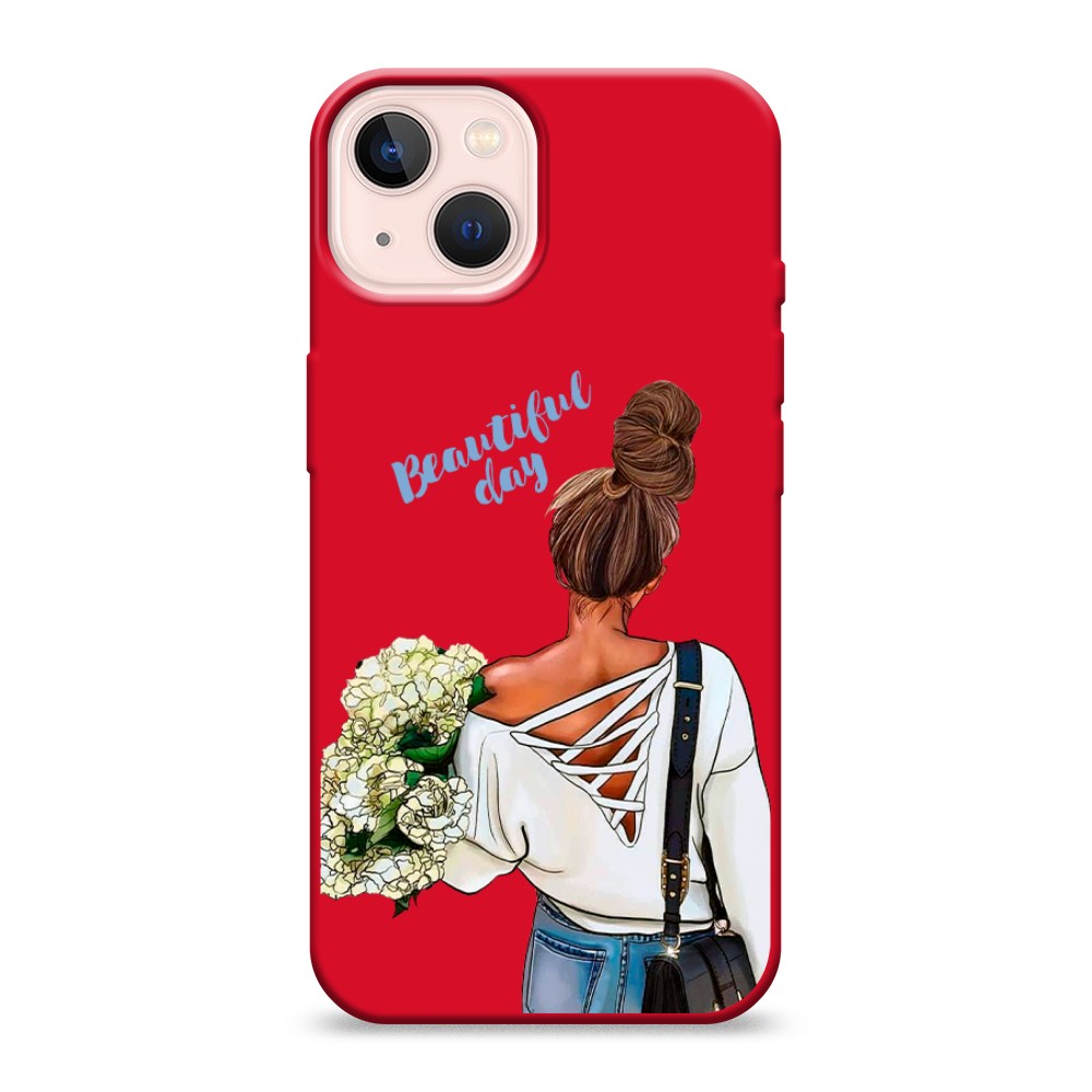 

Чехол Awog на Apple iPhone 13 / Айфон 13 "Beautiful day vector", Разноцветный, 14253-1