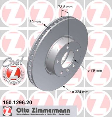 

Диск Тормозной (Цена За 1 Шт.) ZIMMERMANN 150129620