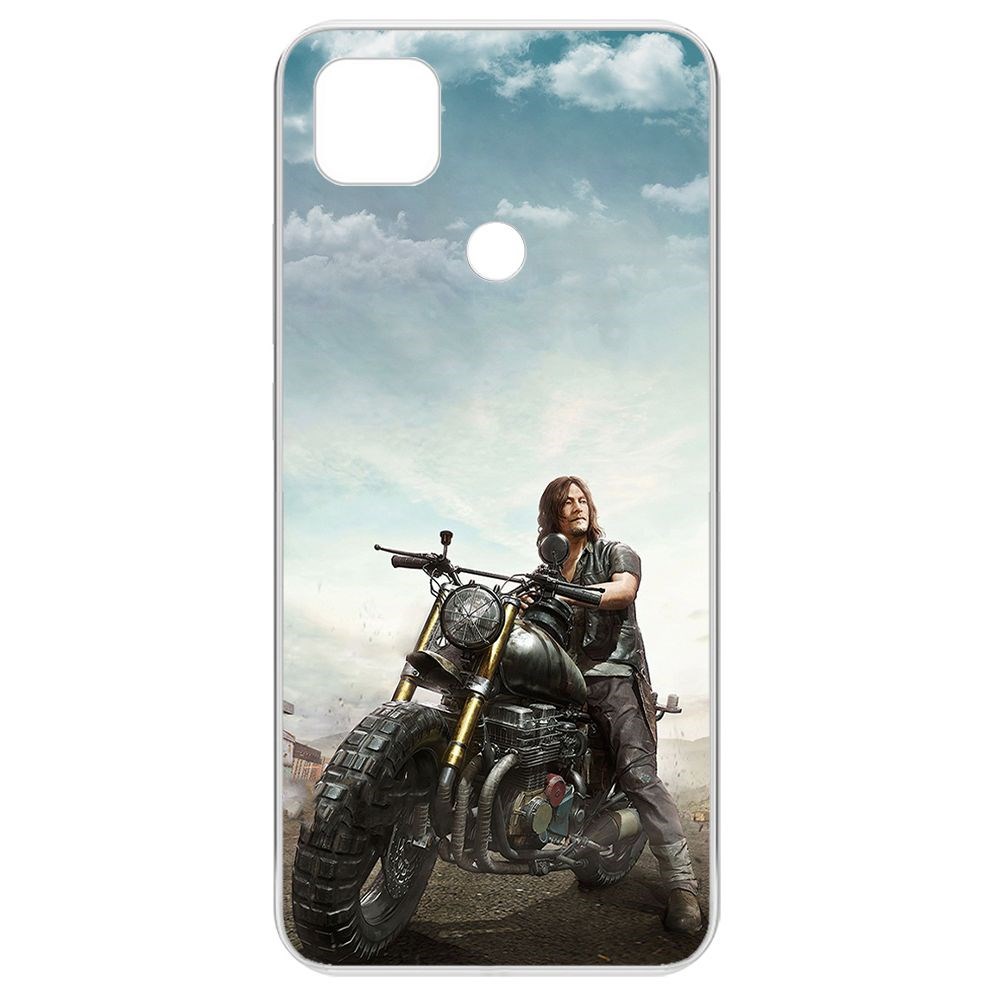 

Чехол-накладка Krutoff Clear Case Ходячие мертвецы, Дэрил для Xiaomi Redmi 9C, Прозрачный