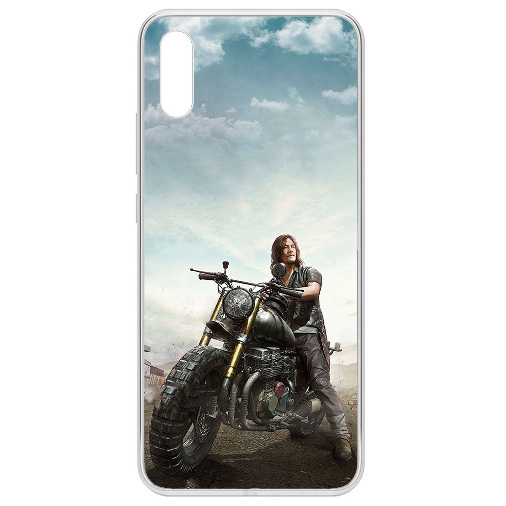 Чехол-накладка Krutoff Clear Case Ходячие мертвецы, Дэрил для Xiaomi Redmi 9A