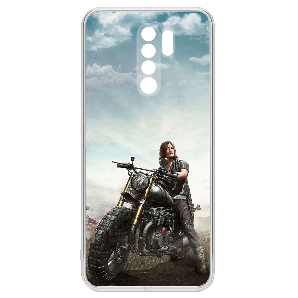 Чехол-накладка Krutoff Clear Case Ходячие мертвецы, Дэрил для Xiaomi Redmi 9