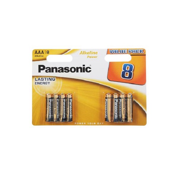 

Panasonic Power Батарейки 8шт, тип АAA, "Alkaline" щелочная, BL, 917-073