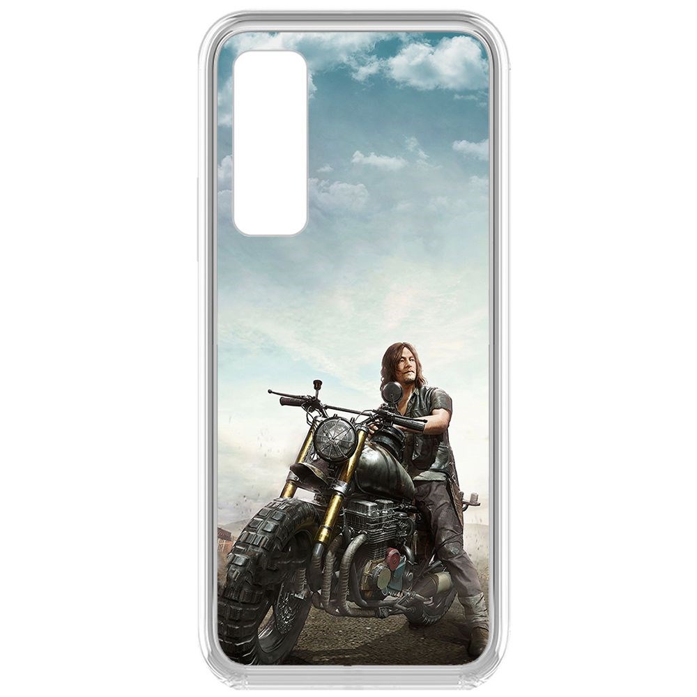 

Чехол-накладка Krutoff Clear Case Ходячие мертвецы, Дэрил для Vivo Y31, Прозрачный